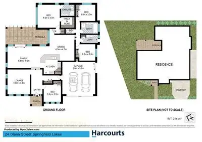 Floorplan of Homely house listing, 24 Diana Street, Springfield Lakes QLD 4300