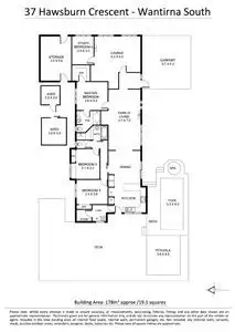 Floorplan of Homely house listing, 37 Hawksburn Crescent, Wantirna South VIC 3152