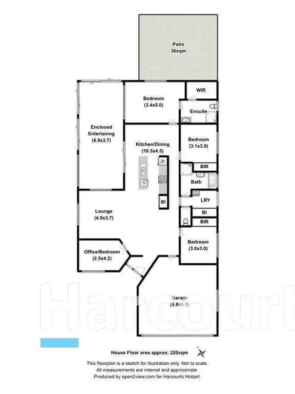 Floorplan of Homely house listing, 5 Callum Close, Midway Point TAS 7171