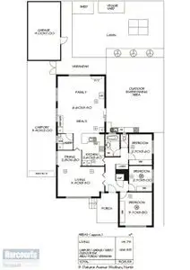 Floorplan of Homely house listing, 5 Dakara Avenue, Modbury North SA 5092
