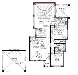 Floorplan of Homely house listing, 2 Ironbark Road, Morley WA 6062