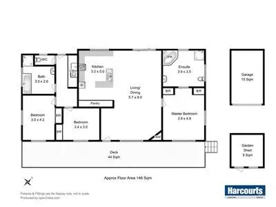 Floorplan of Homely house listing, 103 Inala Road, Forcett TAS 7173