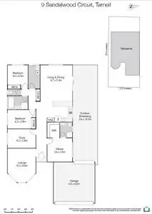 Floorplan of Homely house listing, 9 Sandalwood Circuit, Tarneit VIC 3029