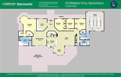 Floorplan of Homely house listing, 59 Middleton Drive, Bannockburn VIC 3331