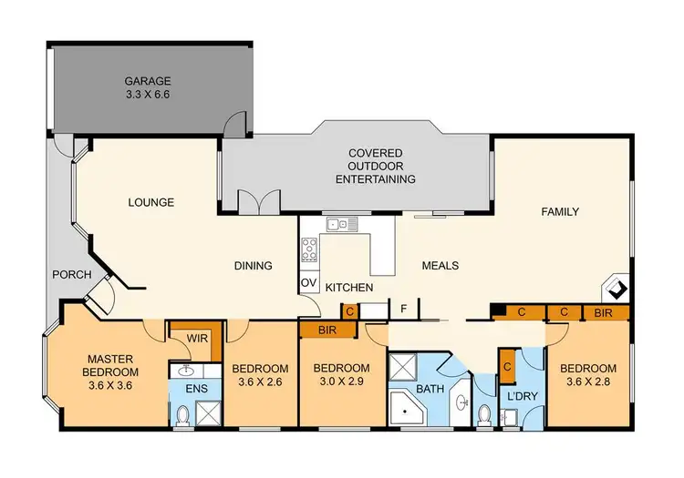 Floorplan of Homely house listing, 17 Oliver Court, Kilsyth South VIC 3137
