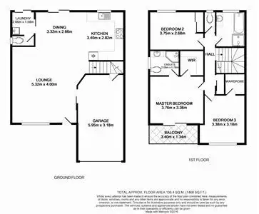 Floorplan of Homely townhouse listing, 69/50 Johnston Street, Carina QLD 4152