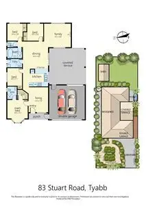 Floorplan of Homely house listing, 83 Stuart Road, Tyabb VIC 3913