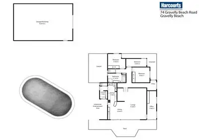 Floorplan of Homely house listing, 74 Gravelly Beach Road, Lanena TAS 7275