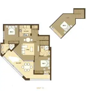 Floorplan of Homely apartment listing, 12/16 Hammersmith Court, Joondalup WA 6027