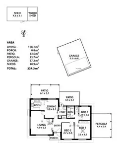 Floorplan of Homely house listing, 37 William Street, Mount Pleasant SA 5235