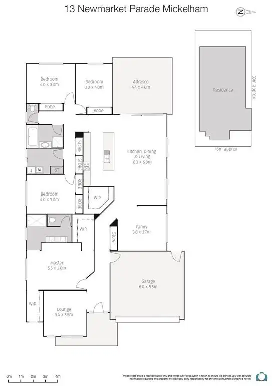 Floorplan of Homely house listing, 13 Newmarket Parade, Mickleham VIC 3064