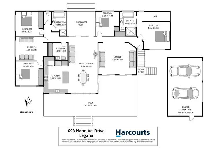 Floorplan of Homely house listing, 69a Nobelius Drive, Legana TAS 7277