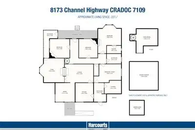 Floorplan of Homely house listing, 8173 Channel Highway, Cradoc TAS 7109