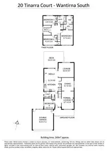 Floorplan of Homely house listing, 20 Tinarra Court, Wantirna South VIC 3152