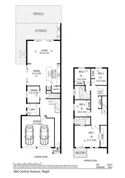 Floorplan of Homely house listing, 26a Central Avenue, Magill SA 5072