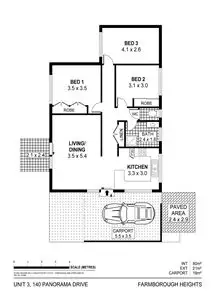 Floorplan of Homely house listing, 3/140 Panorama Drive, Farmborough Heights NSW