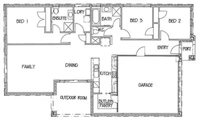 Floorplan of Homely house listing, 12 Wooloona Court, Wangaratta VIC