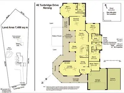 Floorplan of Homely rural property listing, 46 Tunbridge Drive, Nerang QLD 4211