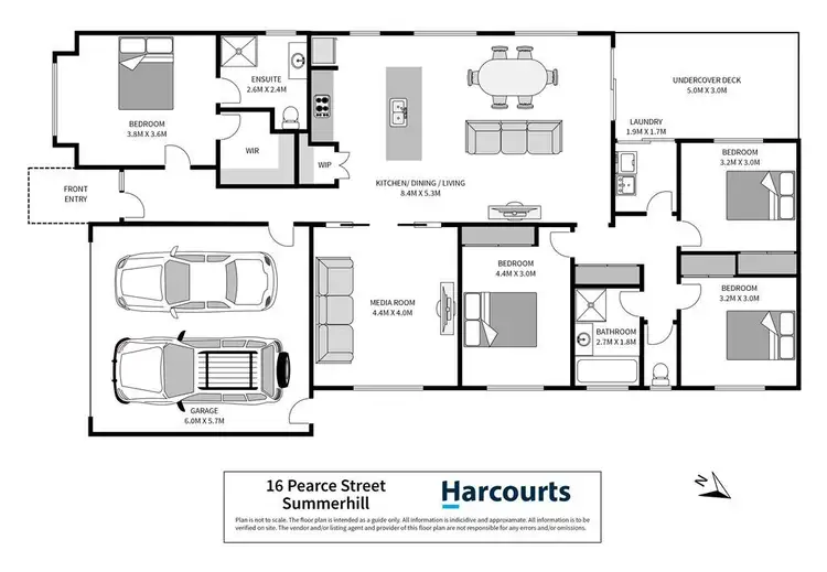 Floorplan of Homely house listing, 16 Pearce Street, Summerhill TAS 7250