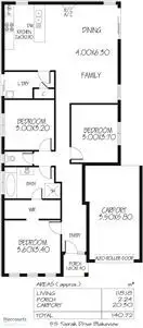 Floorplan of Homely house listing, 55 Toorak Drive, Blakeview SA 5114
