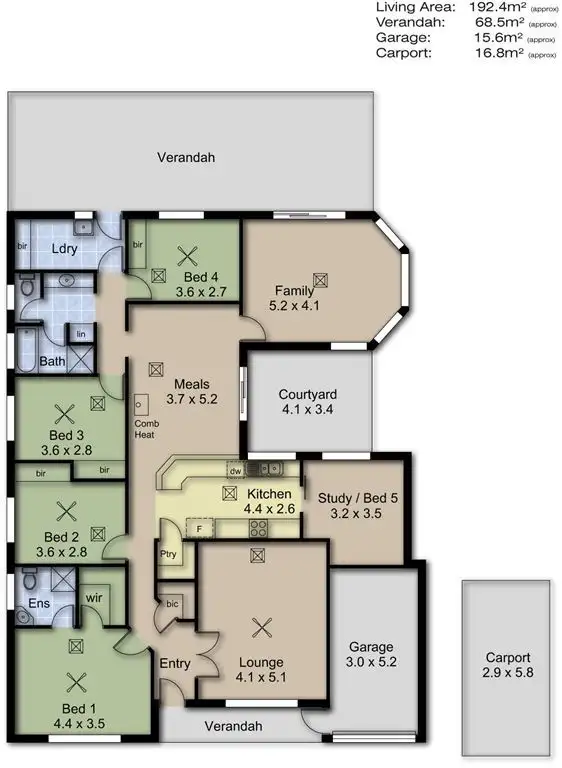 Floorplan of Homely house listing, 9 Elm Grove, Lobethal SA 5241