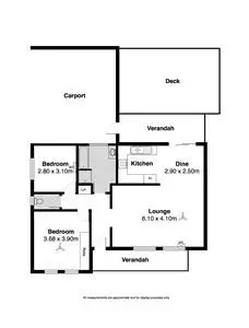Floorplan of Homely house listing, 1/93 Rapid Drive, Mccracken SA 5211