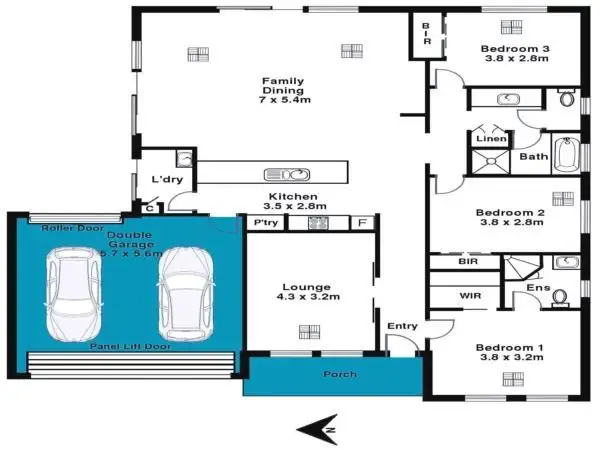 Floorplan of Homely house listing, 87 Waratah Street, Seacliff SA 5049
