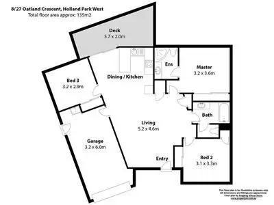 Floorplan of Homely townhouse listing, 8/27 Oatland Crescent, Holland Park West QLD 4121