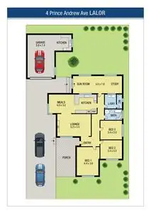 Floorplan of Homely house listing, 4 Prince Andrew Avenue, Lalor VIC 3075