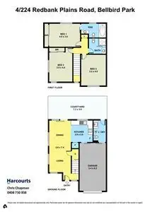 Floorplan of Homely townhouse listing, 4/224 Redbank Plains Road, Bellbird Park QLD 4300