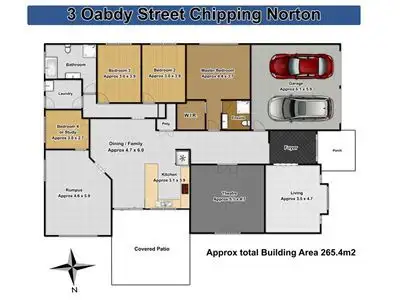 Floorplan of Homely house listing, 3 Oadby Street, Chipping Norton NSW 2170