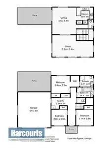 Floorplan of Homely villa listing, 1/16 Cavenor Drive, Oakdowns TAS 7019