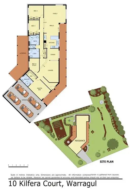 Floorplan of Homely house listing, 10 Kilfera Court, Warragul VIC 3820