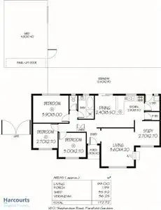 Floorplan of Homely house listing, 160 Shepherdson Road, Parafield Gardens SA 5107