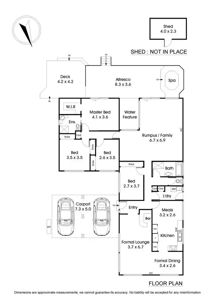 Floorplan of Homely house listing, 14 Orna Street, Ferntree Gully VIC 3156