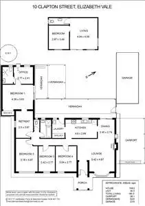 Floorplan of Homely house listing, 10 Clapton Street, Elizabeth Vale SA 5112