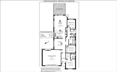 Floorplan of Homely house listing, 7 Birchen Avenue, Parafield Gardens SA 5107