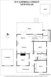 Floorplan of Homely house listing, 35 Campbell Street, Newstead TAS 7250