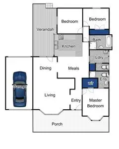Floorplan of Homely house listing, 21 Cobbitty Court, Boronia VIC 3155