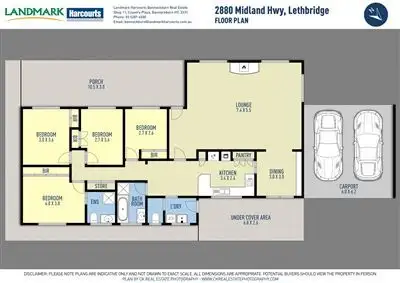 Floorplan of Homely house listing, 2880 Midland Highway, Lethbridge VIC 3332