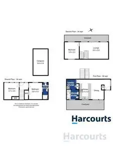 Floorplan of Homely unit listing, 10/61 Crystal Downs Drive, Blackmans Bay TAS 7052