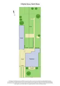 Floorplan of Homely house listing, 4 Myrtle Grove, North Shore VIC 3214
