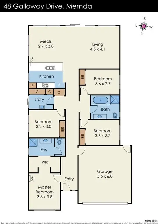 Floorplan of Homely house listing, 48 Galloway Drive, Mernda VIC 3754