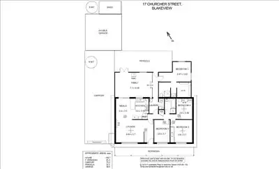 Floorplan of Homely house listing, 17 Churcher Avenue, Blakeview SA 5114