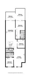 Floorplan of Homely apartment listing, 303/162 Hindmarsh Road, Victor Harbor SA 5211