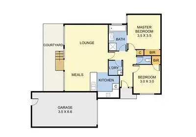 Floorplan of Homely unit listing, 3/39 Devenish Road, Boronia VIC 3155