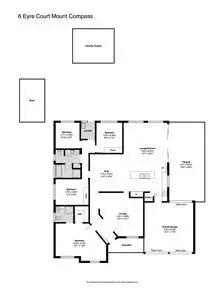 Floorplan of Homely house listing, 6 Eyre Court, Mount Compass SA 5210