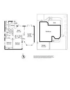 Floorplan of Homely unit listing, 2/25 Vicki Street, Blackburn South VIC 3130