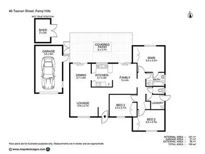 Floorplan of Homely house listing, 46 Teenan Street, Ferny Hills QLD 4055