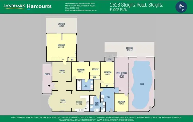 Floorplan of Homely house listing, 2528 Steiglitz Road, Steiglitz VIC 3331